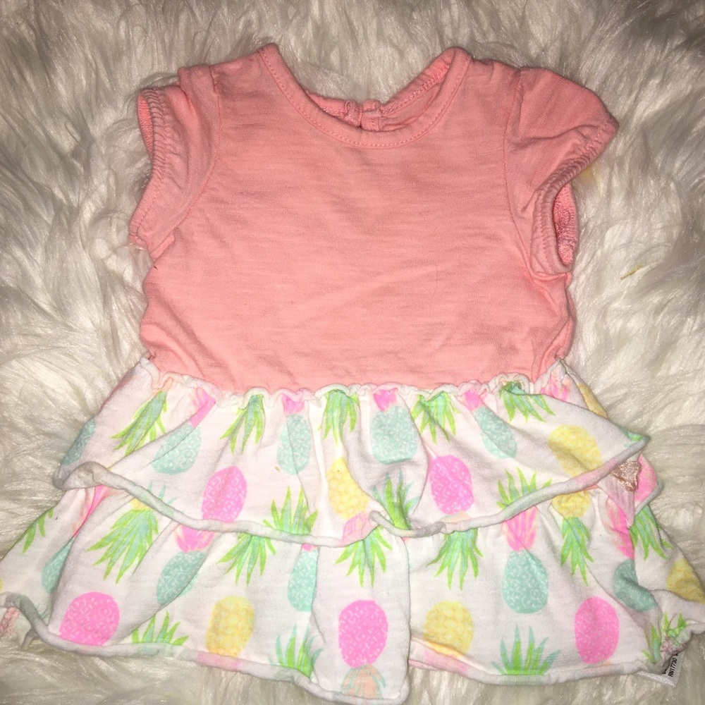 Newborn Baby Girl Pineapple Shirt by Cherokee✨